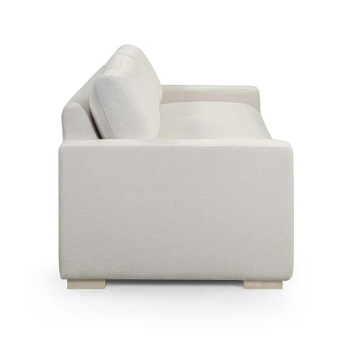 Beckham 96" Upcycled Chenille Sofa - Cream