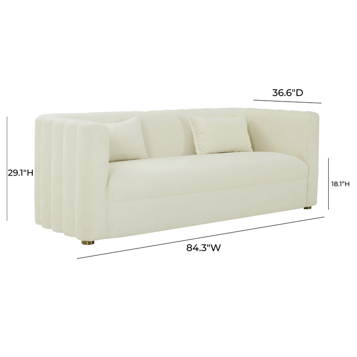Callie 84" Performance Velvet Sofa