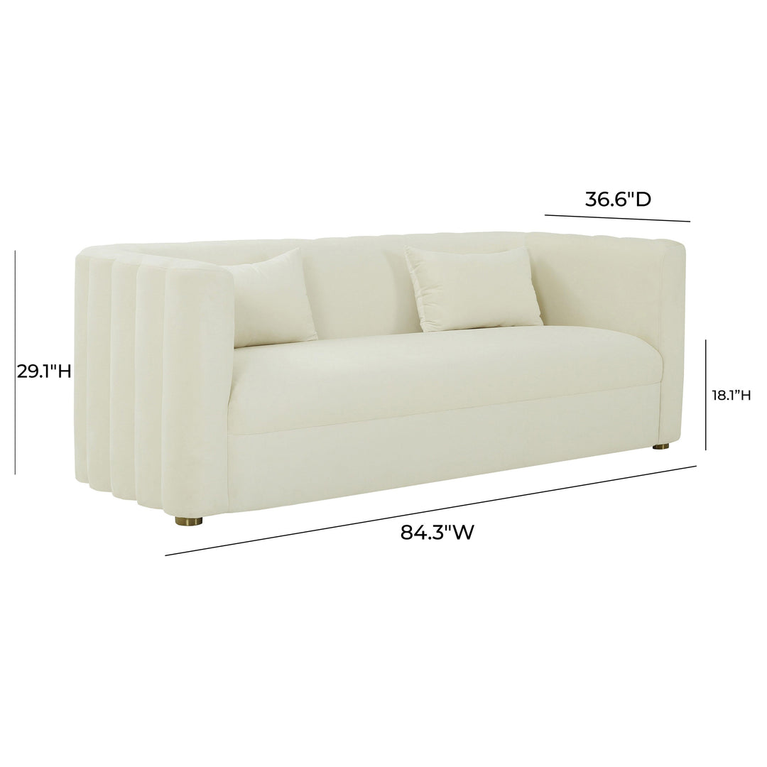 Callie 84" Performance Velvet Sofa