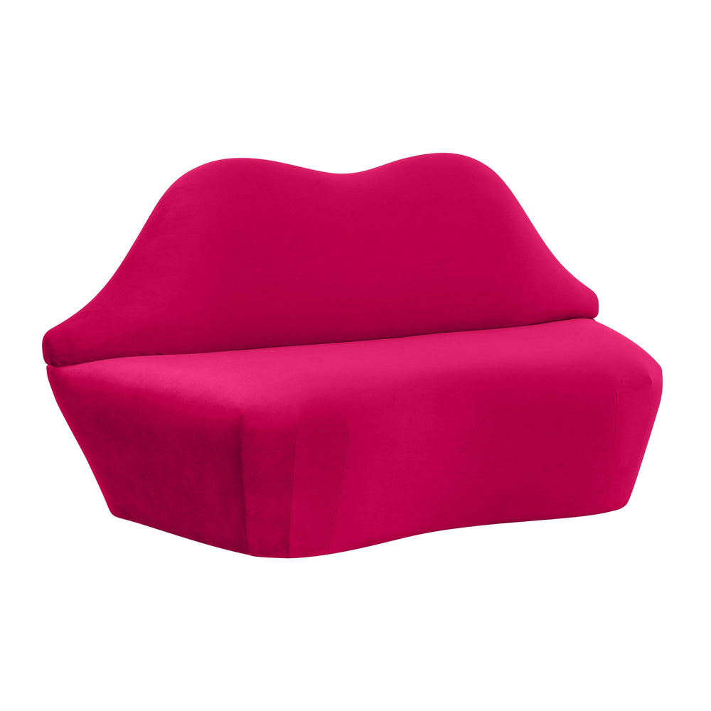 Lips 68" Performance Velvet Settee