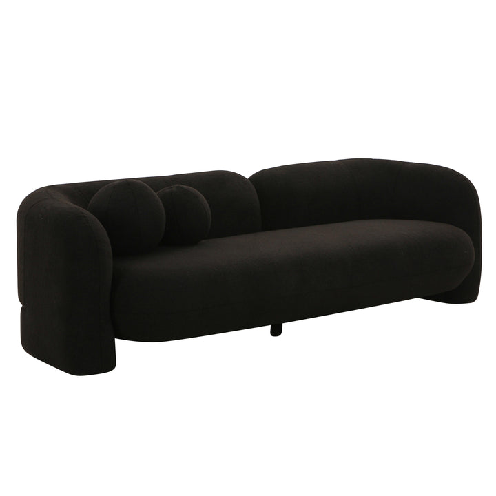 Amelie 91" Contract-Grade Faux Fur Sofa