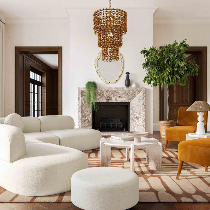 Broohah Beige Linen Sectional