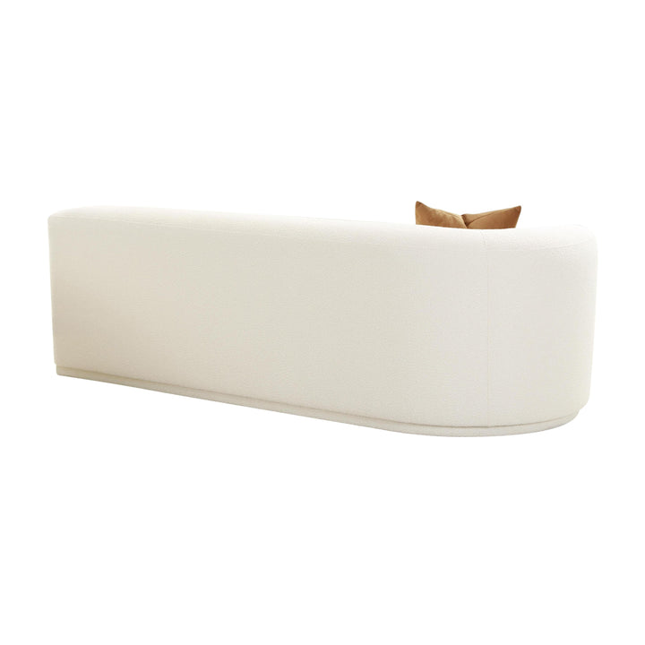 Fickle 82.5" Cream Performance Boucle Modular LAF Loveseat