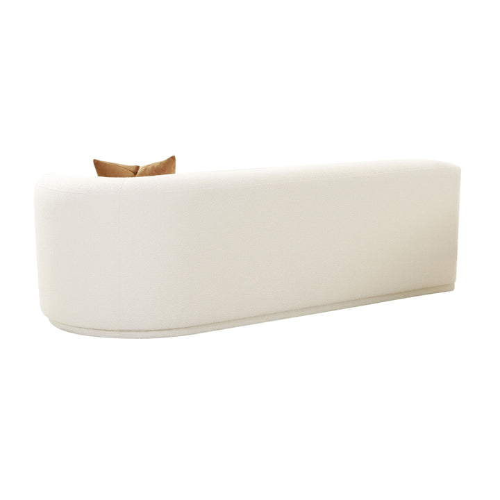 Fickle 82.5" Cream Performance Boucle Modular RAF Loveseat