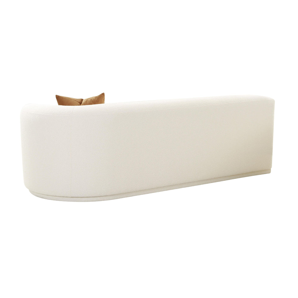 Fickle 82.5" Cream Performance Boucle Modular RAF Loveseat