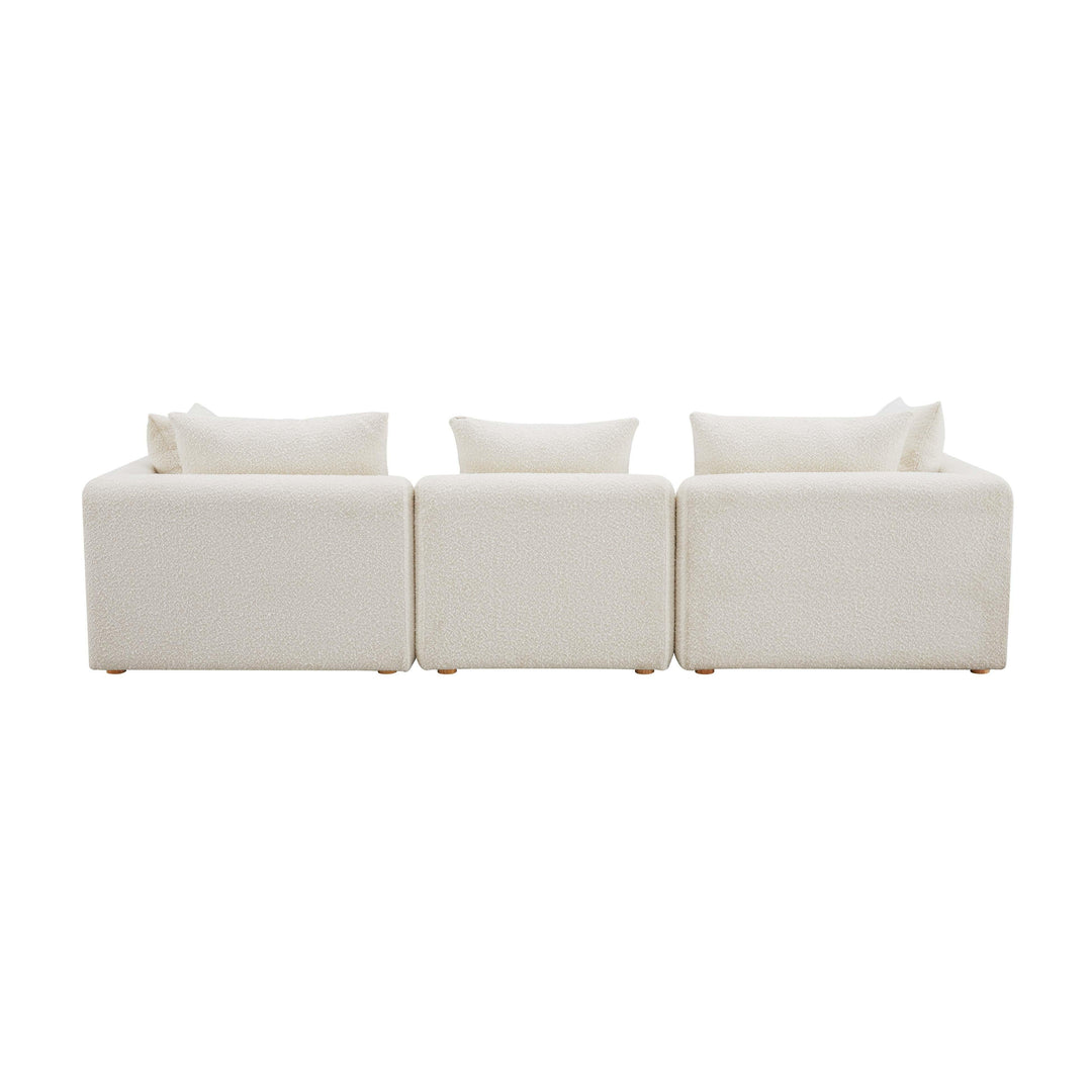 Hangover 112.5" Cream Performance Boucle Sofa