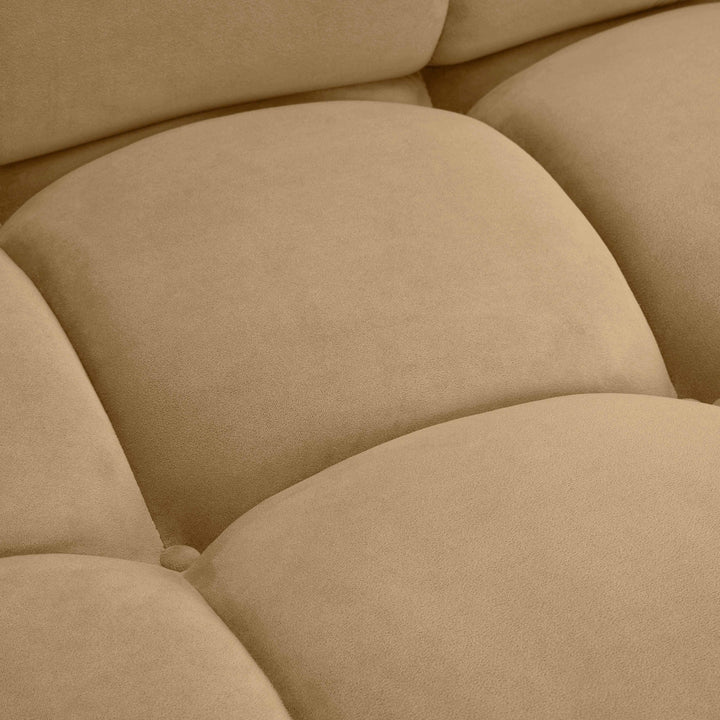 Calliope 4-piece Cafe Au Lait Performance Velvet Modular Sectional