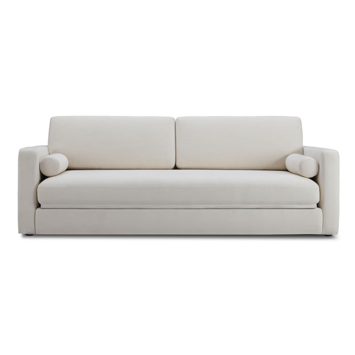 Ryan 91" Cream Upcycled Performance Linen Sleeper Sofa