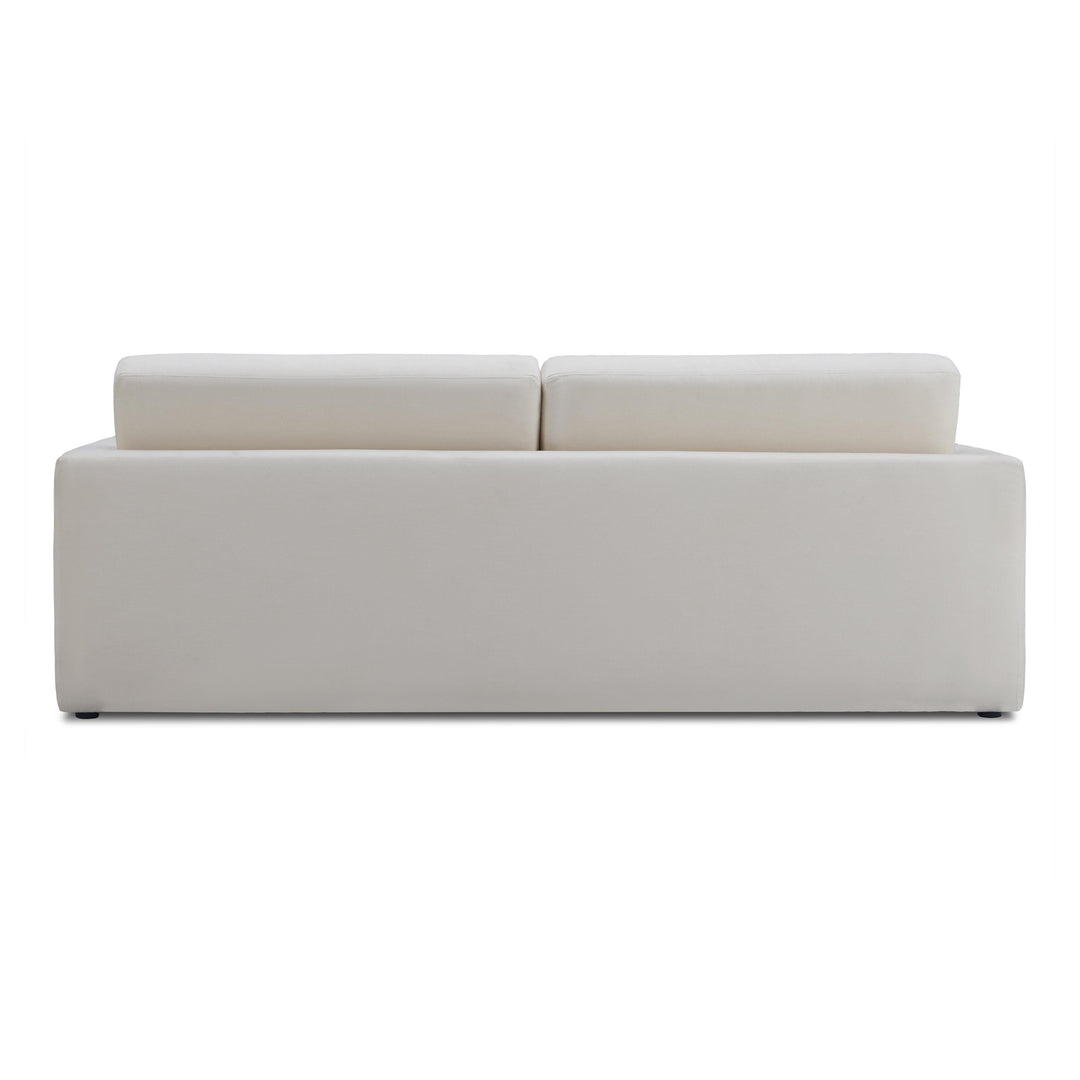 Ryan 91" Cream Upcycled Performance Linen Sleeper Sofa