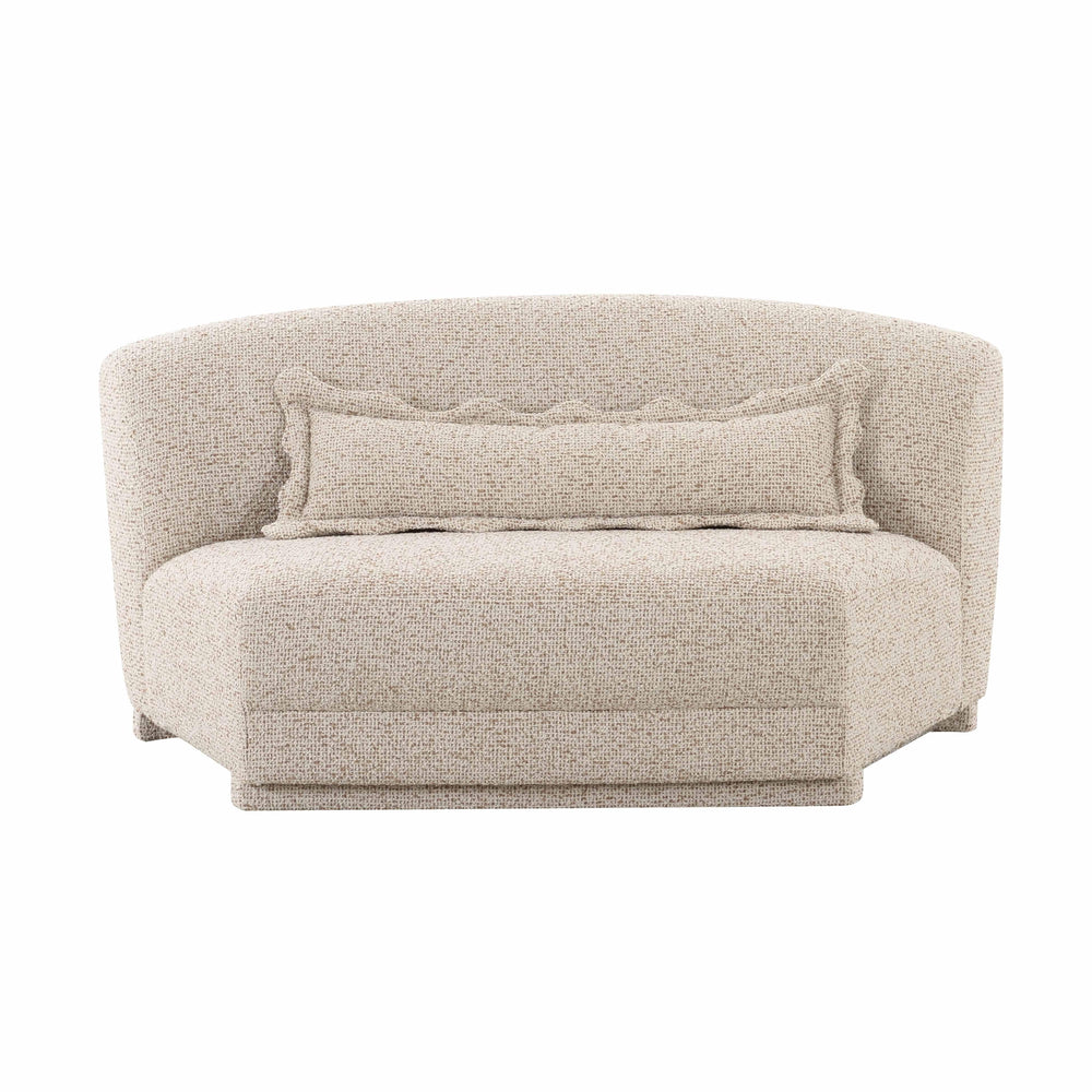 Marion 63" Two-Tone Textured Performance Boucle Armless Loveseat