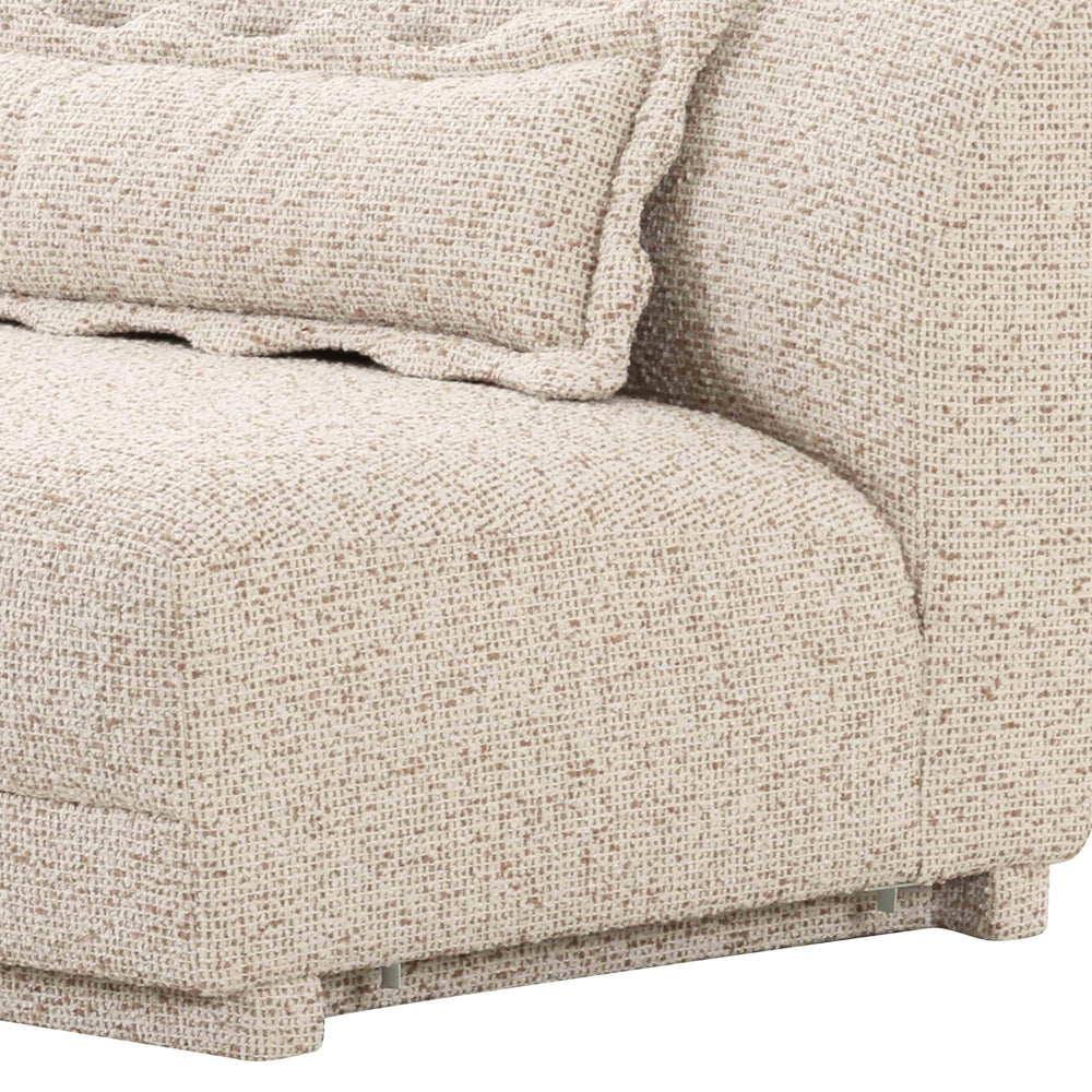 Marion 63" Two-Tone Textured Performance Boucle Armless Loveseat