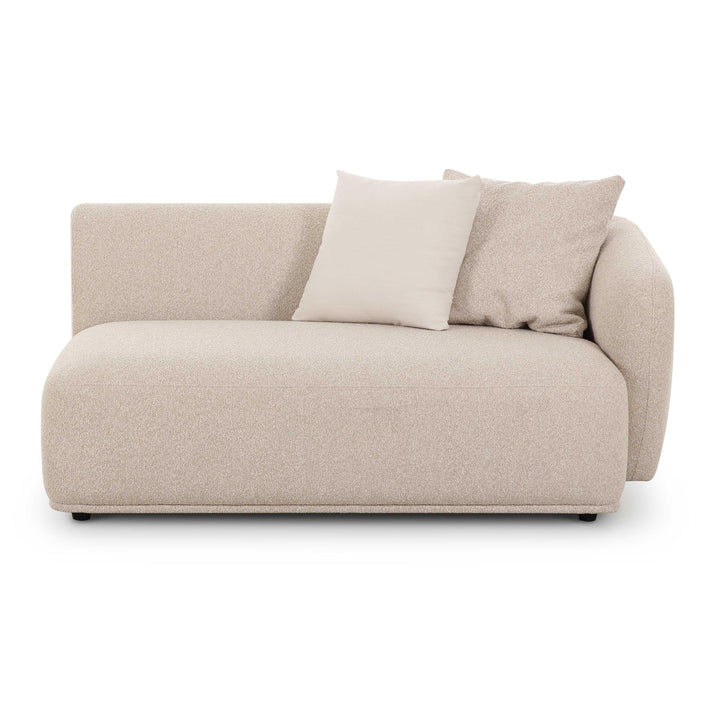 Sylvie 59" Cream Performance Boucle Arm Loveseat