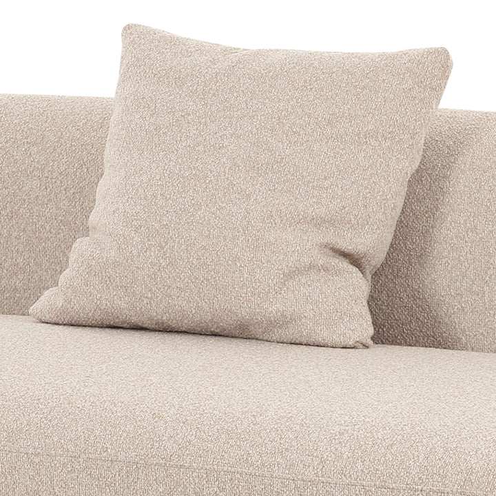 Sylvie 54" Cream Performance Boucle Armless Loveseat