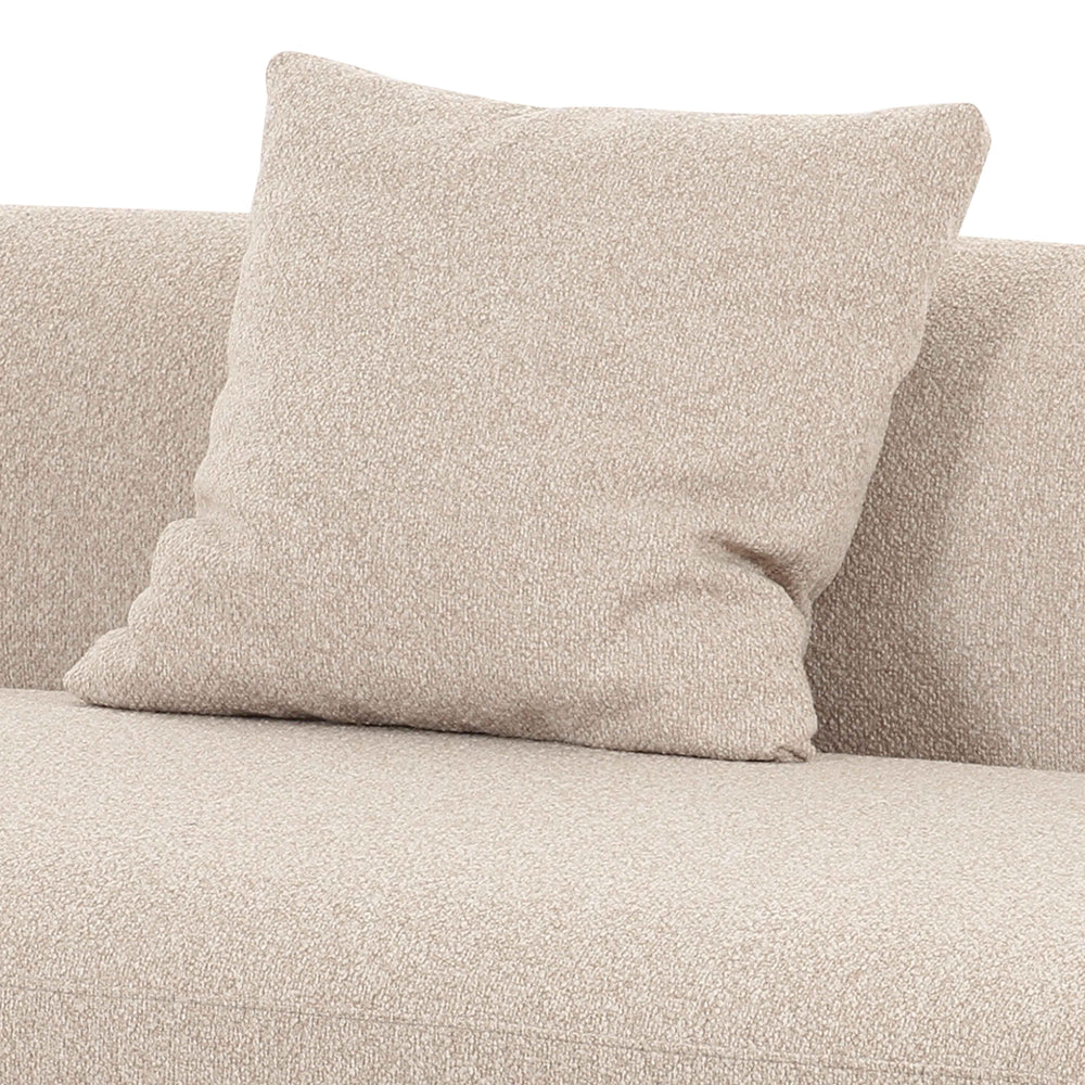 Sylvie 54" Cream Performance Boucle Armless Loveseat