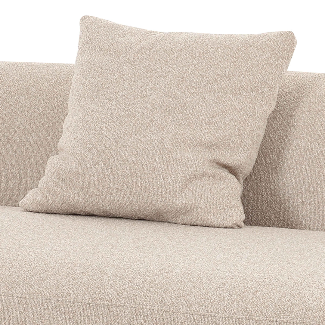 Sylvie 54" Cream Performance Boucle Armless Loveseat