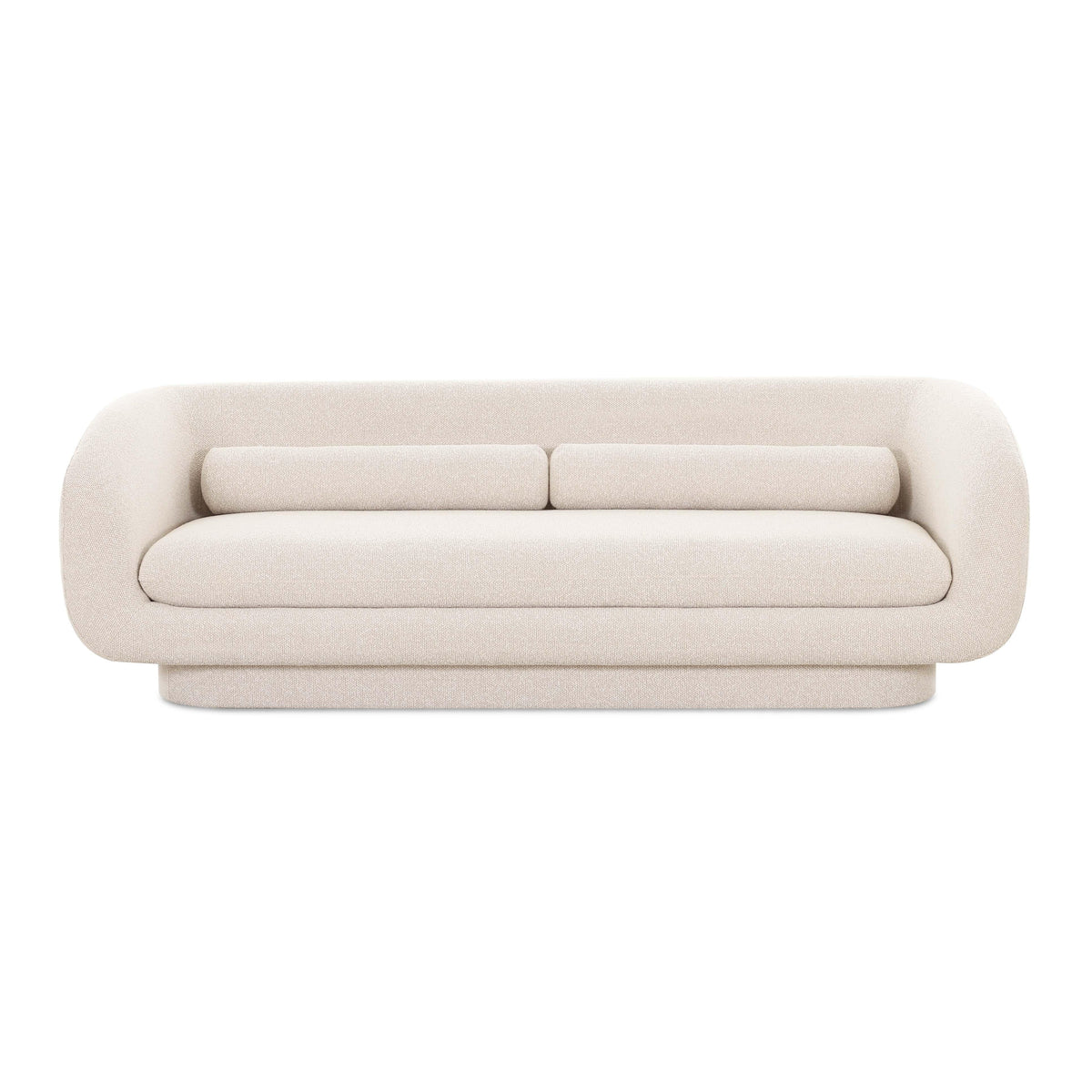 Simone 96" Cream Performance Boucle Sofa