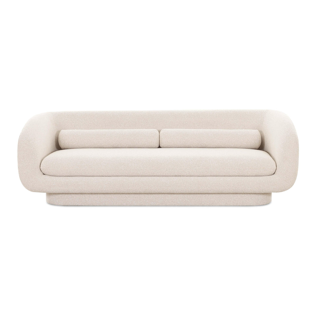 Simone 96" Cream Performance Boucle Sofa