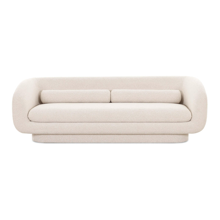 Simone 96" Cream Performance Boucle Sofa