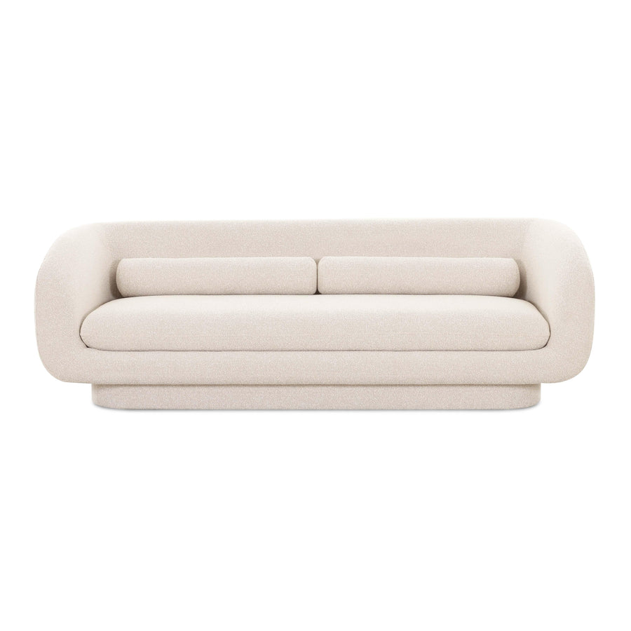Simone 96" Cream Performance Boucle Sofa