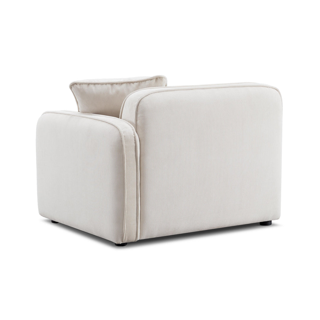Travie Performance Corduroy Velvet RAF Corner Chair
