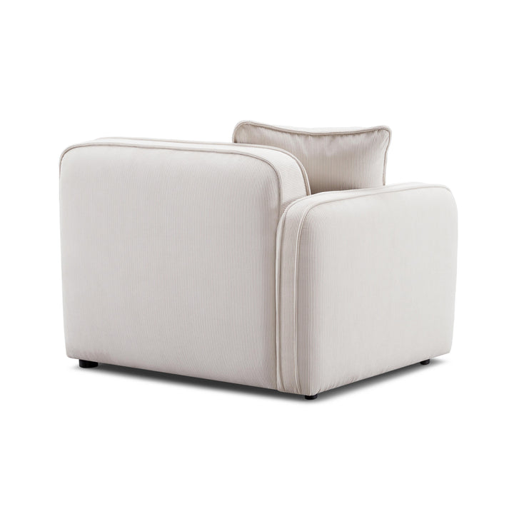 Travie Performance Corduroy Velvet LAF Corner Chair