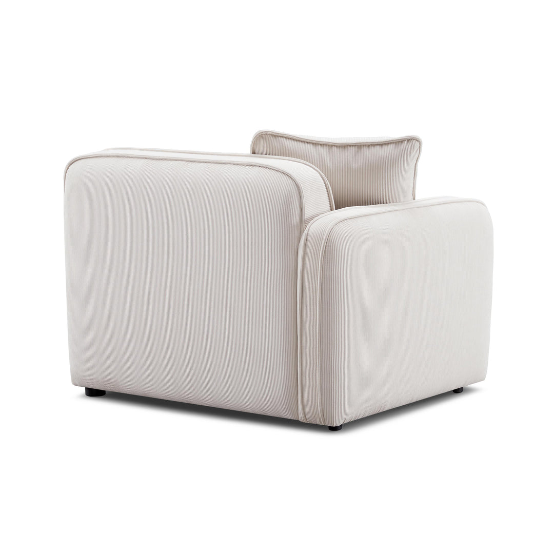 Travie Performance Corduroy Velvet LAF Corner Chair