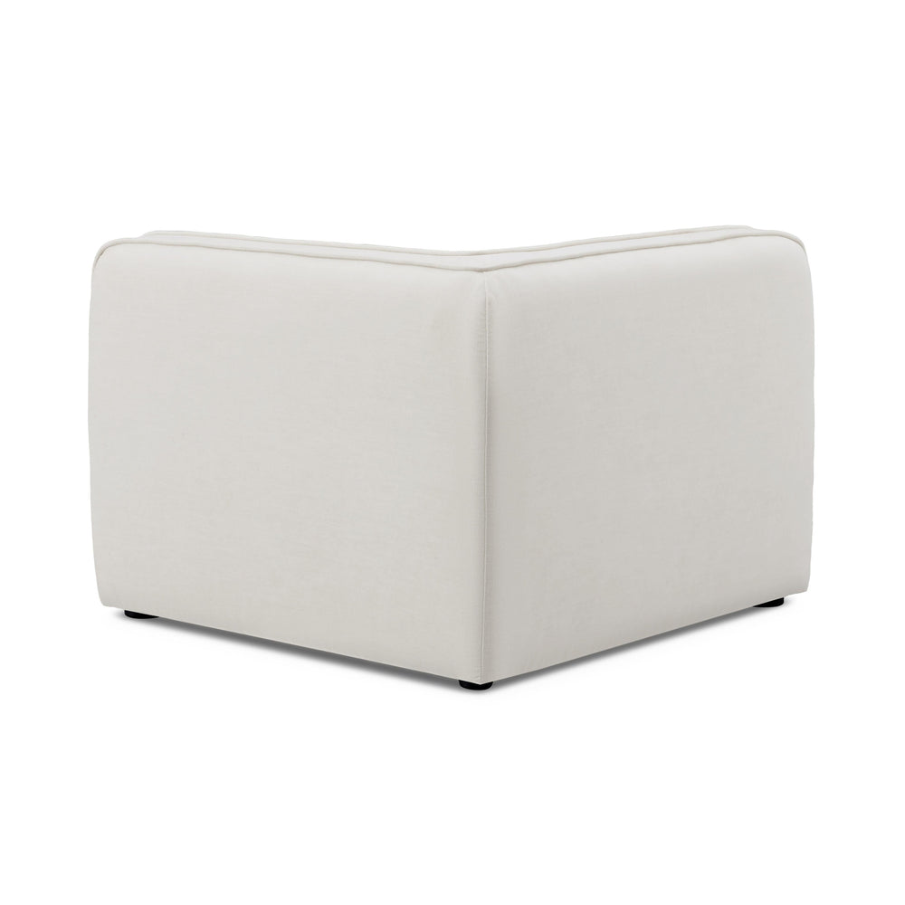 Travie Sand Upcycled Performance Linen Corner Chair