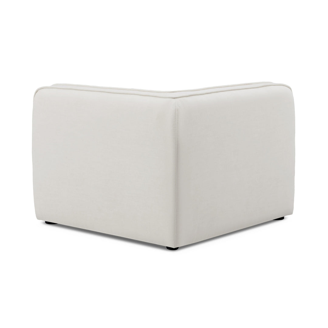 Travie Sand Upcycled Performance Linen Corner Chair