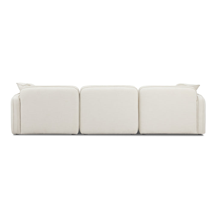 Travie Sand Upcycled Performance Linen Modular Sofa