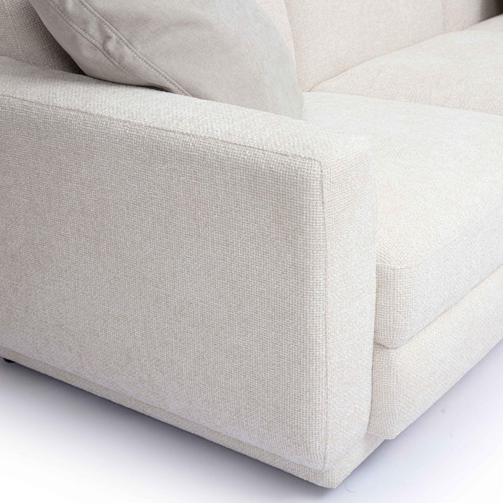 Perry 5-Piece Cream Performance Chenille Modular L-Sectional