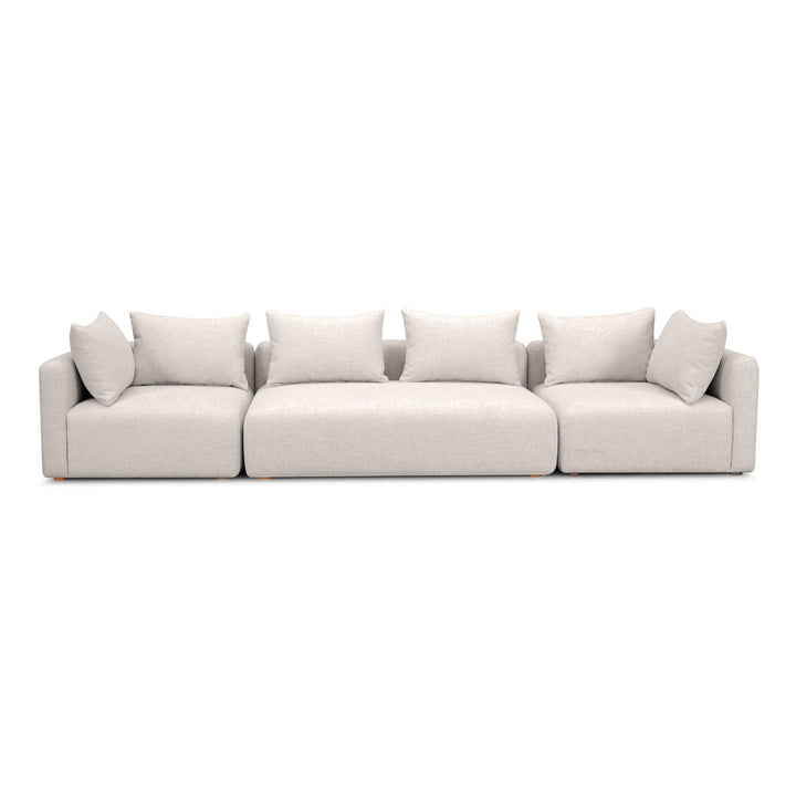 Hangover 145" Contract-Grade Textured Fabric Long Sofa