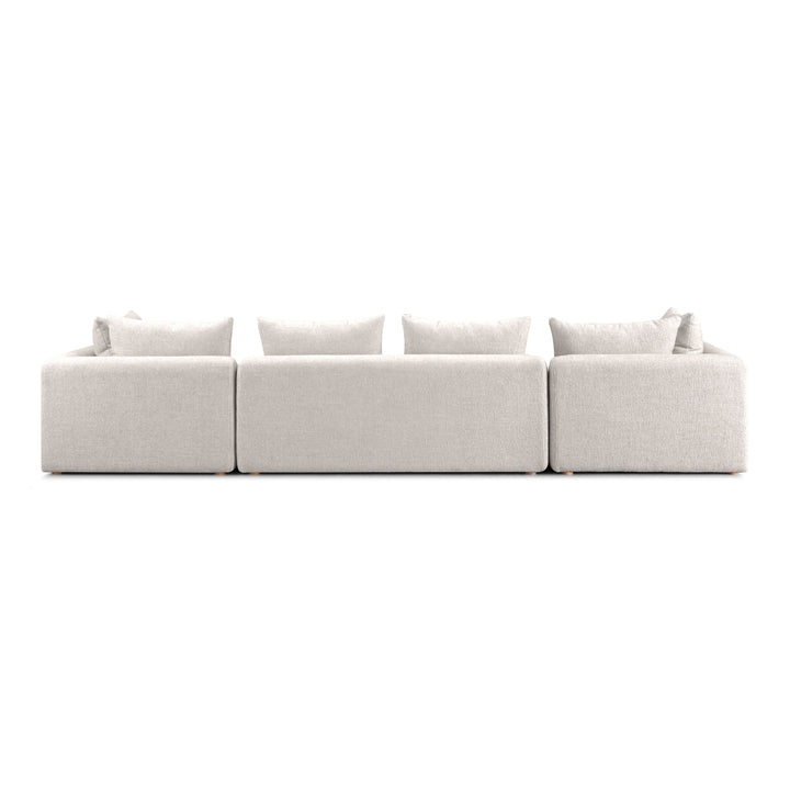 Hangover 145" Contract-Grade Textured Fabric Long Sofa