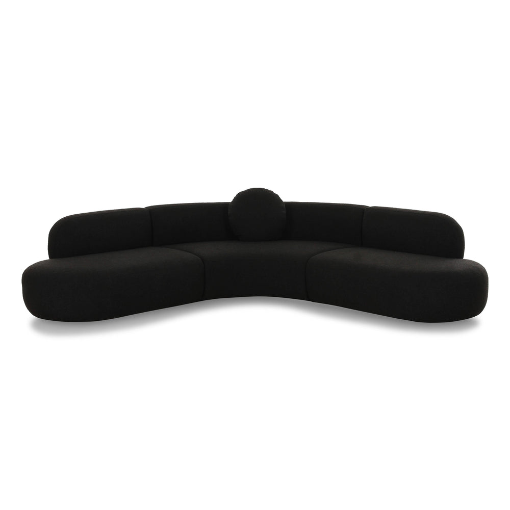 Broohah 3-Piece Performance Fabric L-Shaped Sectional