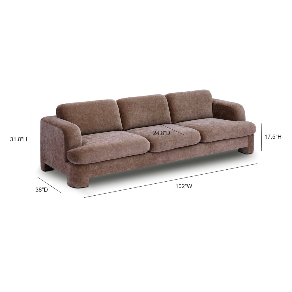 Halsey Textured Fabric Sofa