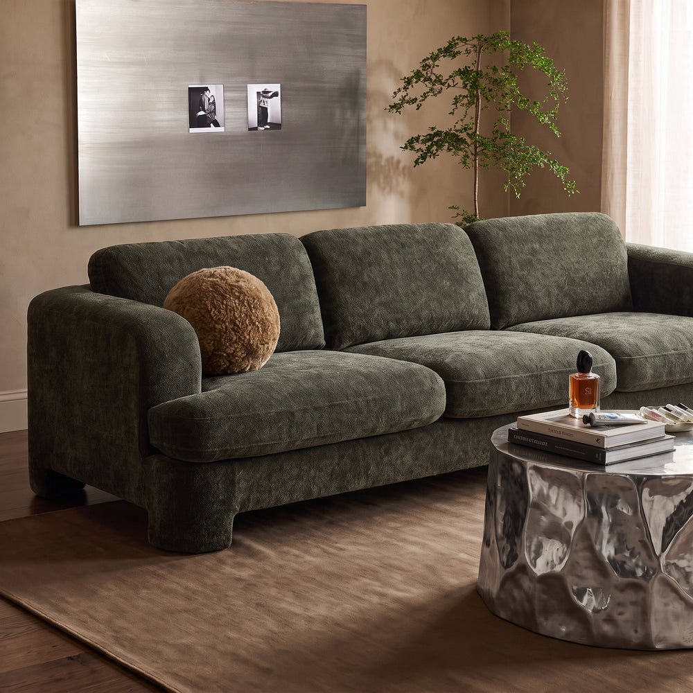 Halsey Textured Fabric Sofa