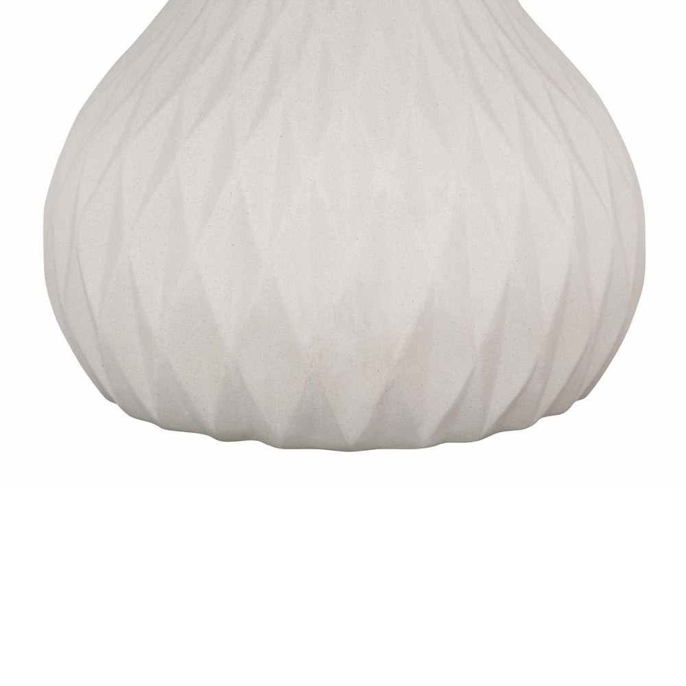 Tulum 27.5" Ivory Concrete Indoor/Outdoor Round Coffee Table