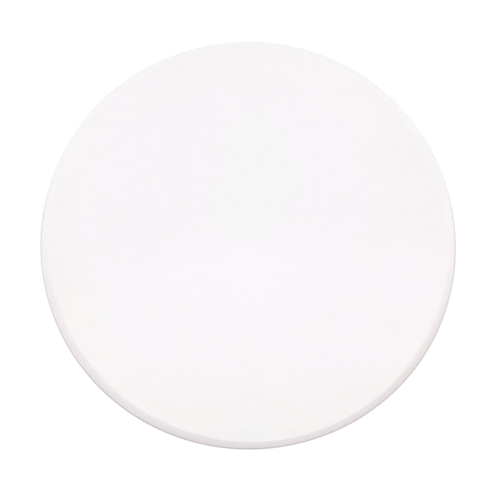 Tulum 27.5" Ivory Concrete Indoor/Outdoor Round Coffee Table