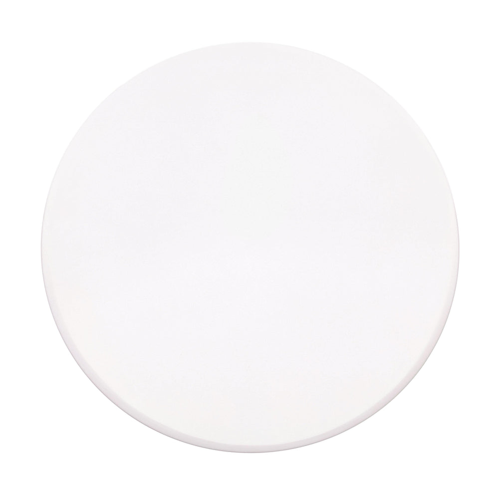 Tulum 27.5" Ivory Concrete Indoor/Outdoor Round Coffee Table
