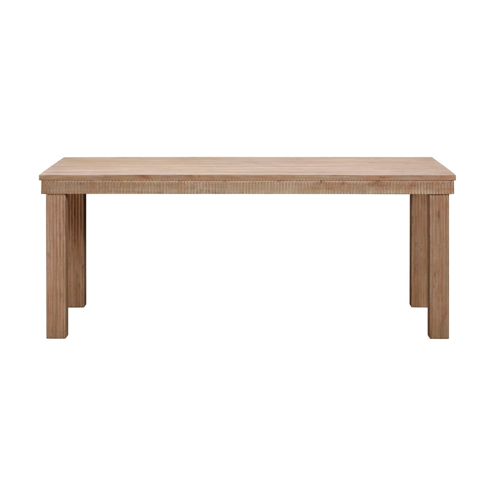 Cassie 75" Natural Outdoor Rectangular Dining Table