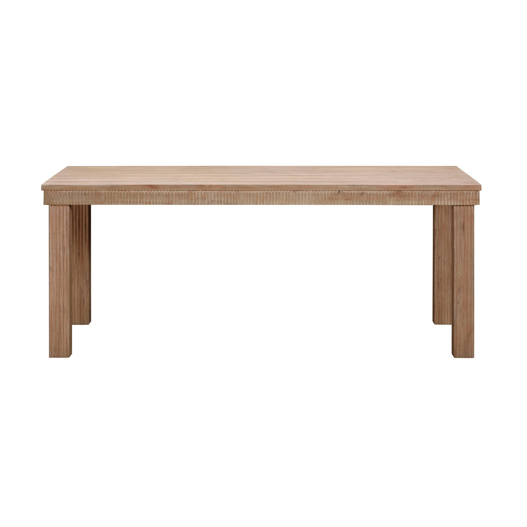Cassie 75" Natural Outdoor Rectangular Dining Table