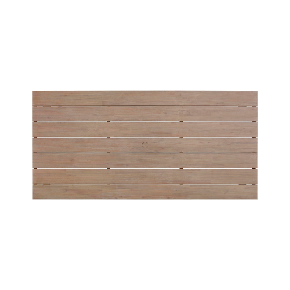 Cassie Natural Outdoor Rectangular Dining Table (75"-108")