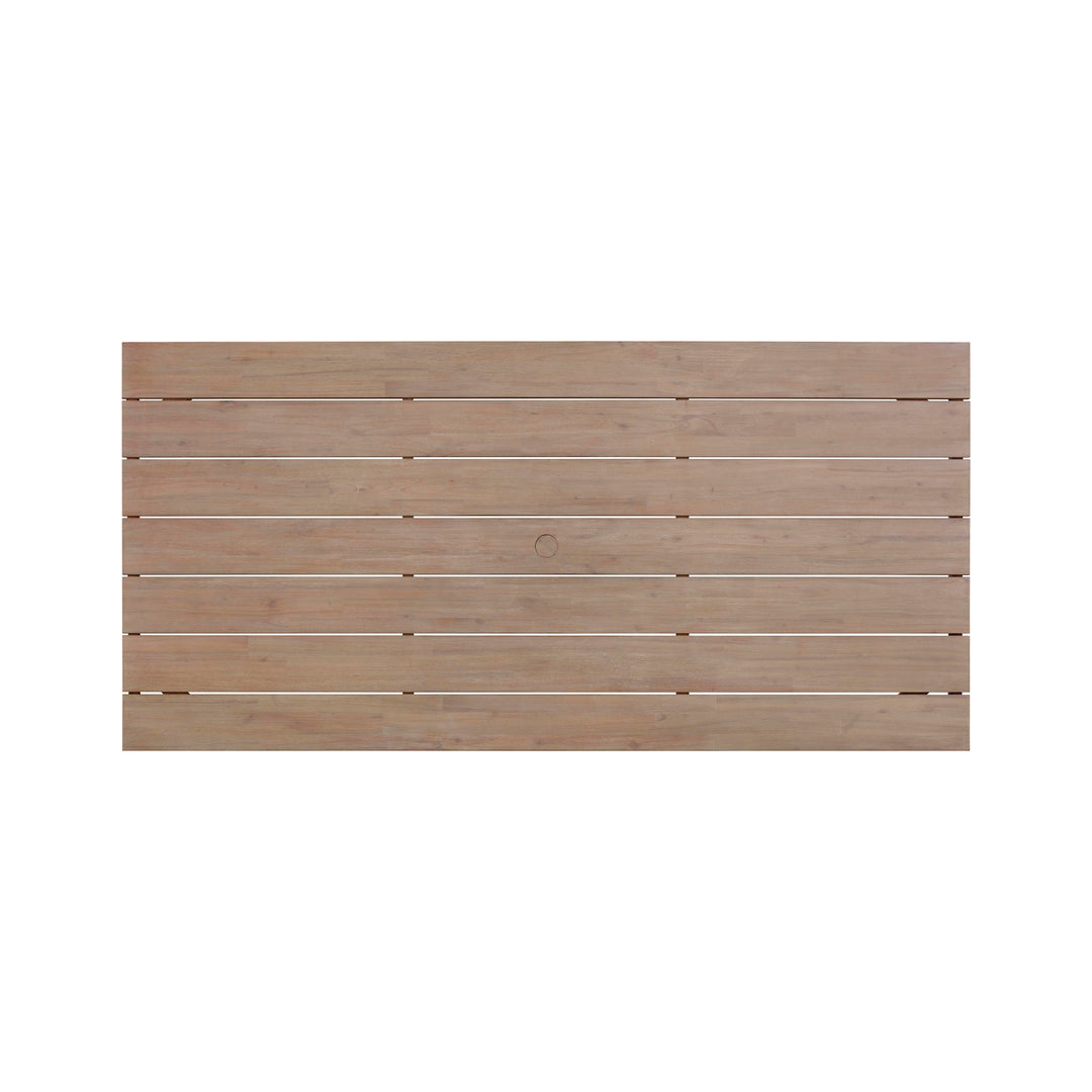 Cassie 75" Natural Outdoor Rectangular Dining Table