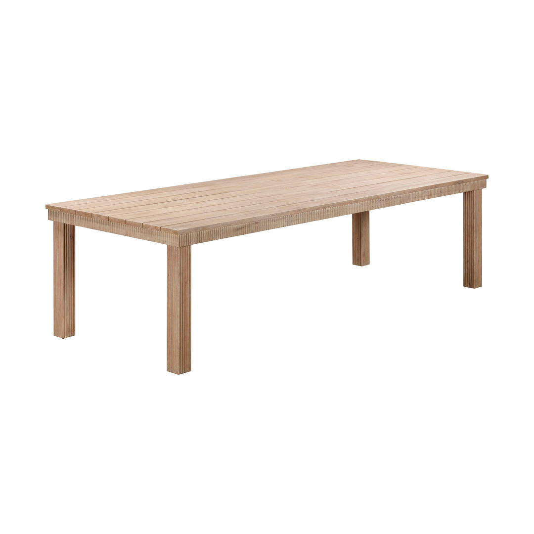 Cassie 108" Natural Outdoor Rectangular Dining Table