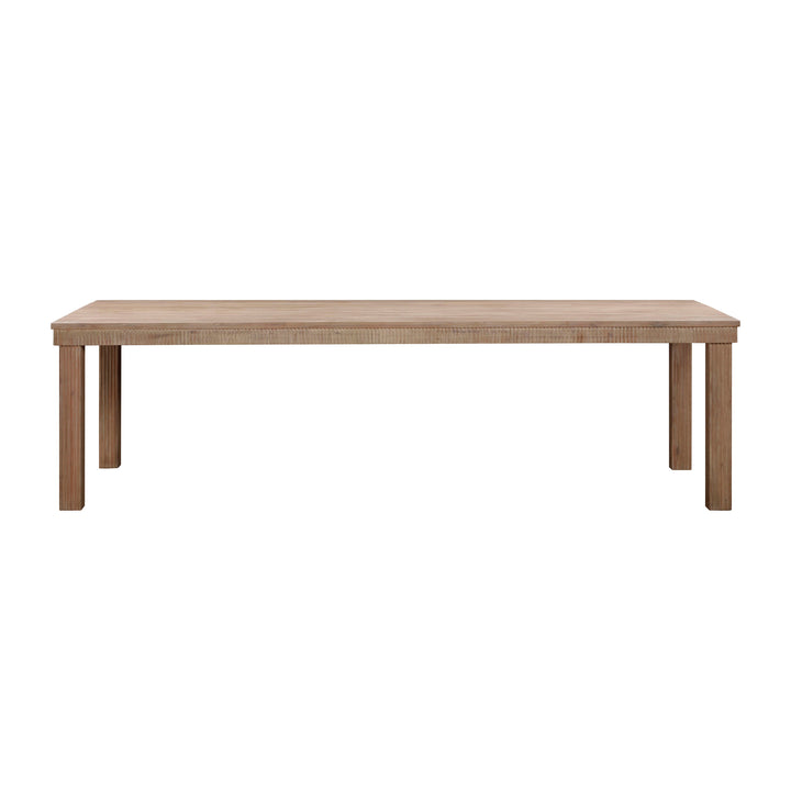 Cassie 108" Natural Outdoor Rectangular Dining Table