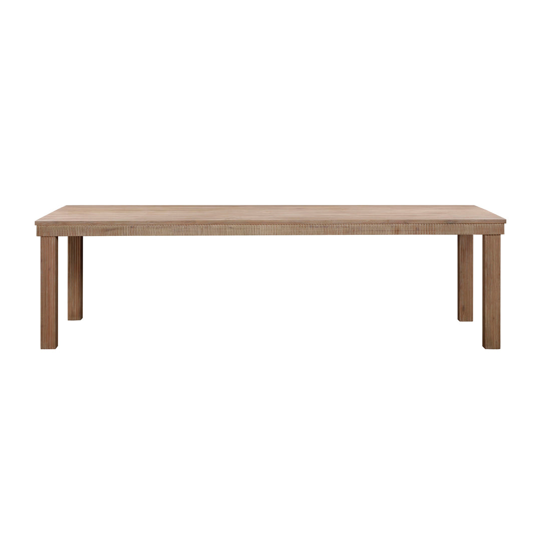 Cassie 108" Natural Outdoor Rectangular Dining Table