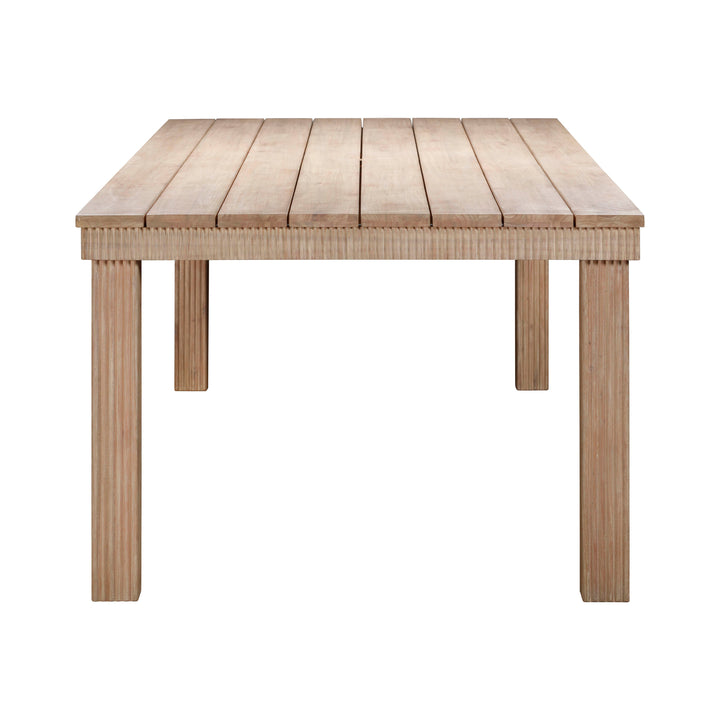 Cassie 108" Natural Outdoor Rectangular Dining Table