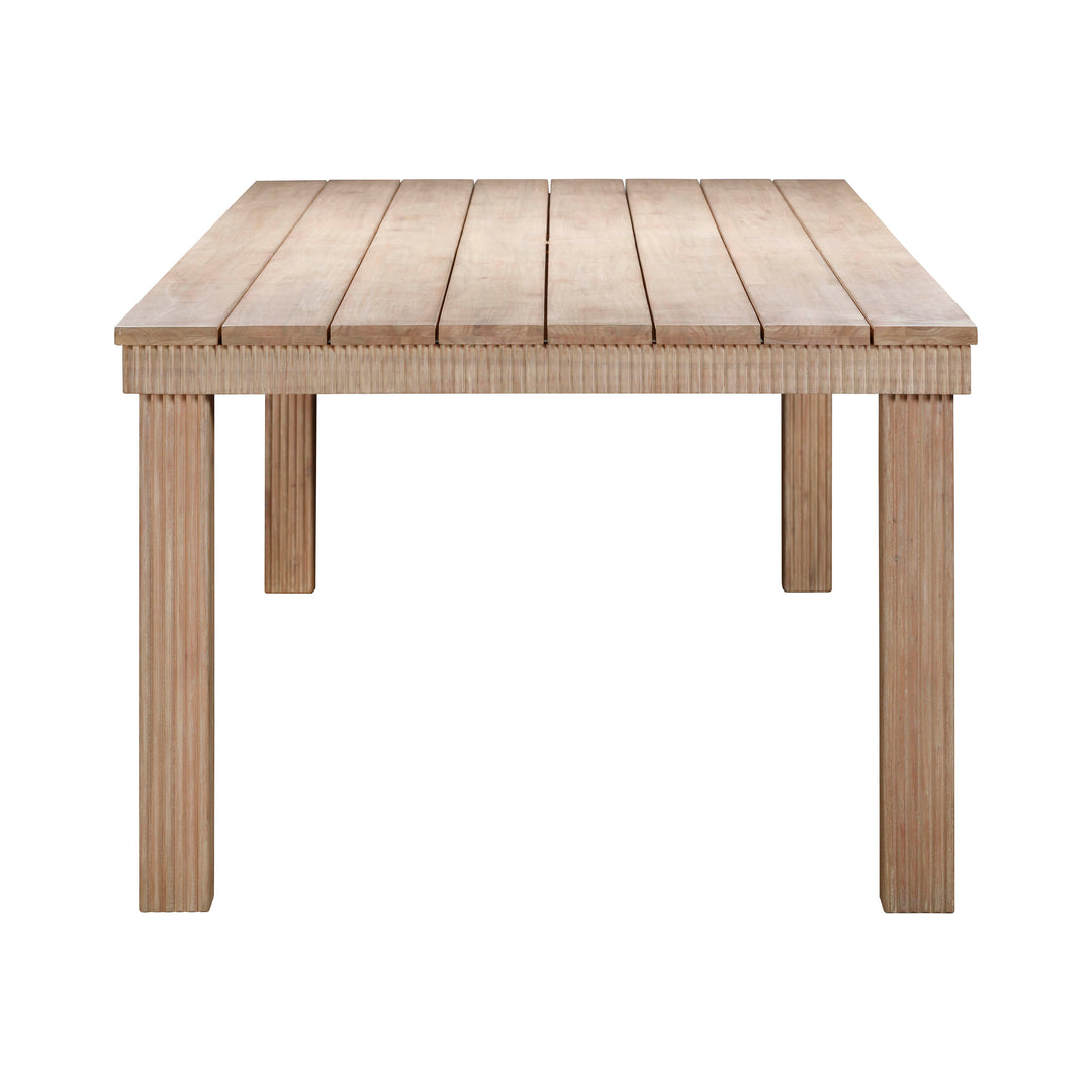 Cassie 108" Natural Outdoor Rectangular Dining Table