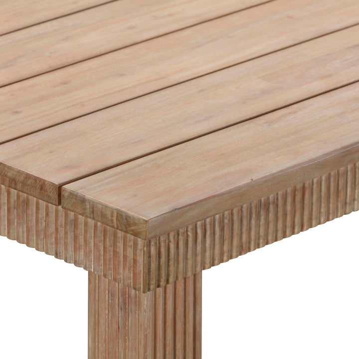Cassie 108" Natural Outdoor Rectangular Dining Table