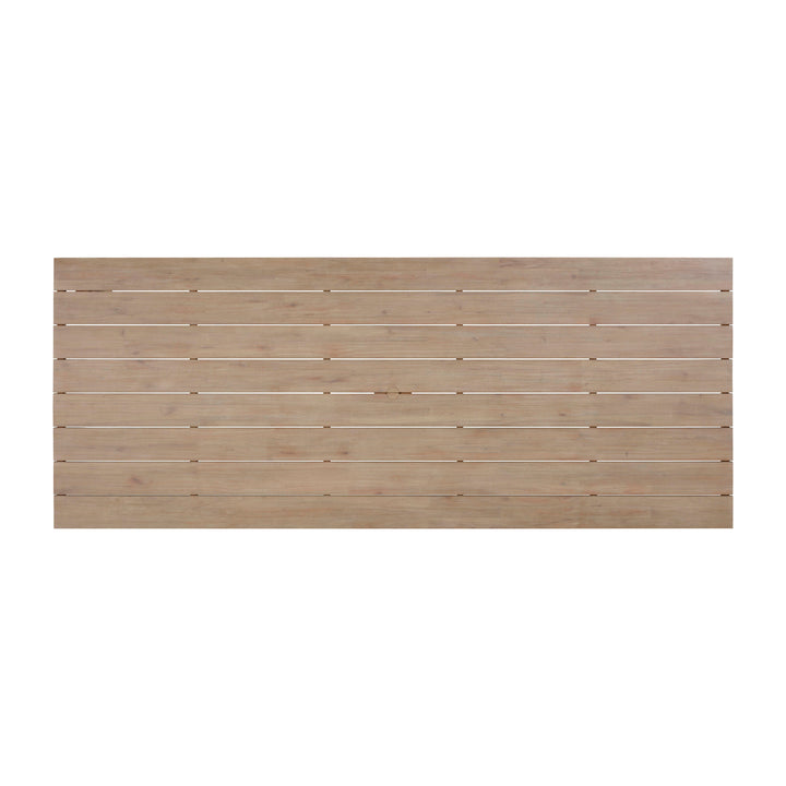 Cassie 108" Natural Outdoor Rectangular Dining Table
