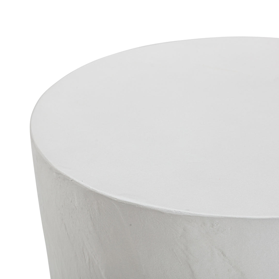 Margot Light Grey Faux Plaster Indoor / Outdoor Concrete Stool